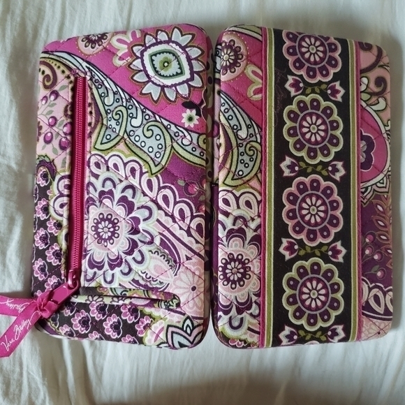 Vera Bradley Very Berry Paisley‎ hard Wallet - Picture 10 of 11
